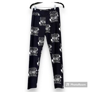 RYLEIGH JANE Designs sz OS leggings MUGGLES in the streets WIZARD in the sheets